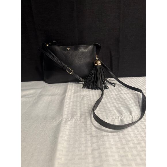 Tory Burch Tassel Crossbody in Black - Picture 1 of 4